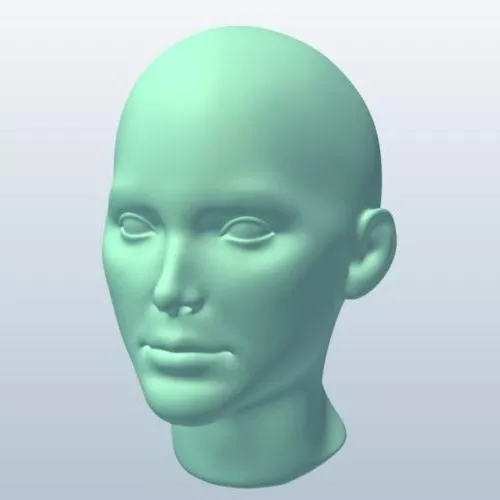 Funny Face Man Character 3d model