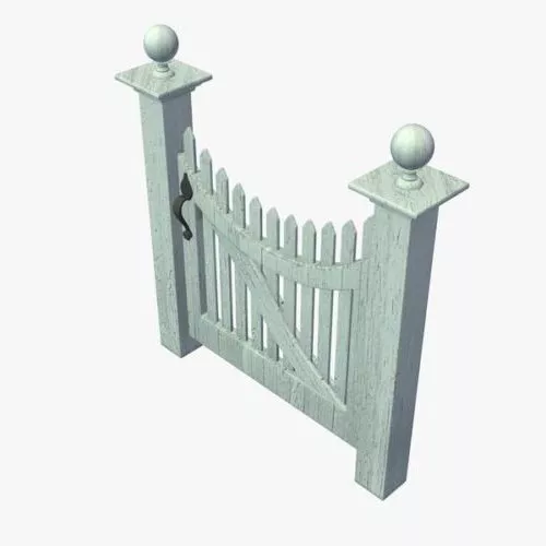 The Ancient Gate Door 3d model