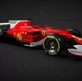 Ferrari Formula F1 Racing Car 3d model