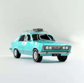 Fiat Car 3d model