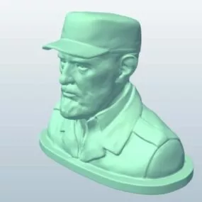 Fidel Castro Bust Printable 3d model
