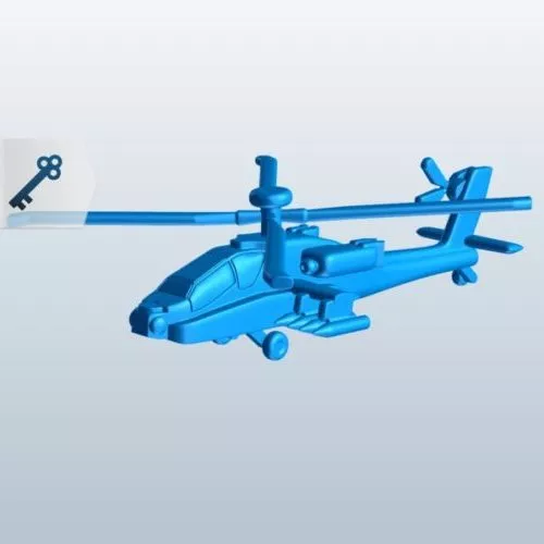 Helicopter Plane 3d model