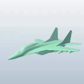 Fighter Jet Lowpoly 3d model