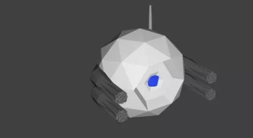 Fighting Poly Robot 3d model Fighting Poly Robot 3d model