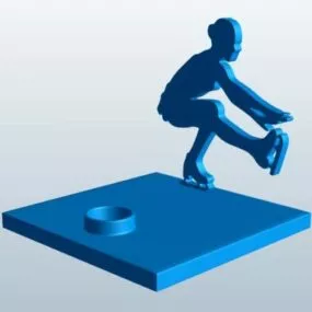 Figure Skater 3d model
