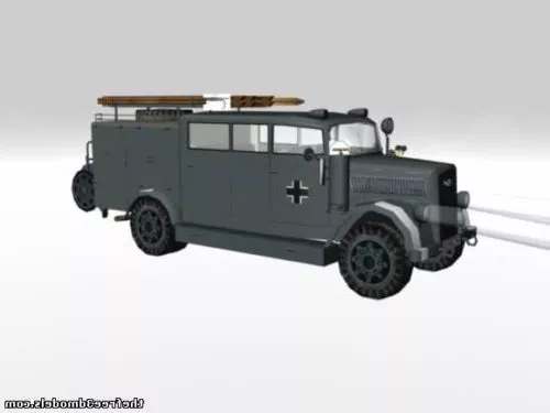 Zombie Truck 3d model