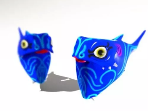 Pearl Gourami Sea Fish 3d model