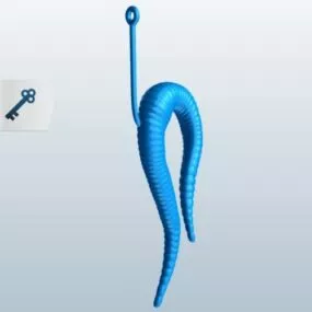 Printable Fishing Lure 3d model
