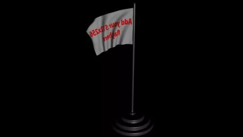 Dynamic Textile Flag 3d model