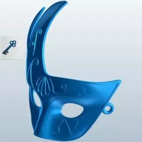 Venetian Princess Mask 3d model