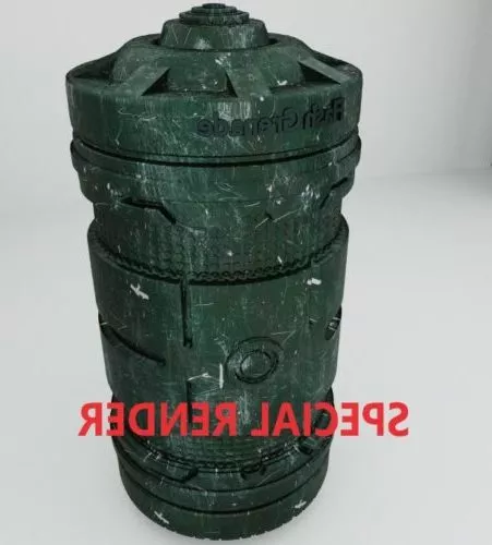 Multi Shot Grenade Launcher Gun 3d model
