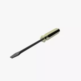 Flat Head Screwdriver 3d model