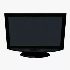 Flat Television Screen 3d model