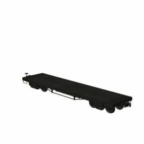 Flat Car 3d model