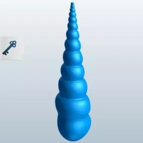 Auger Shell 3d model