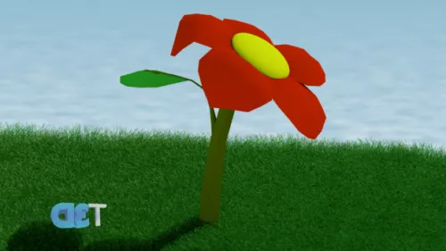 Grass Square Module 3d model