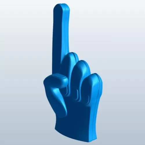 Plastic Hand Glover 3d model