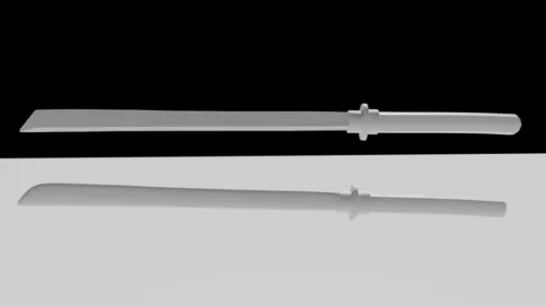 Chinese Broad Sword 3d model