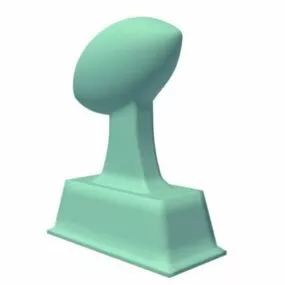 Us Football Trophy 3d model