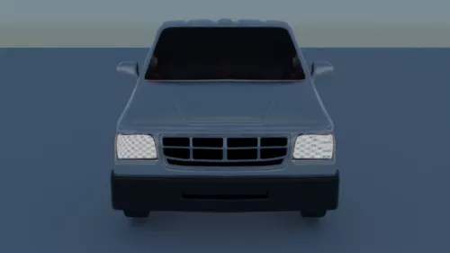 Abandoned Van Shell 3d model