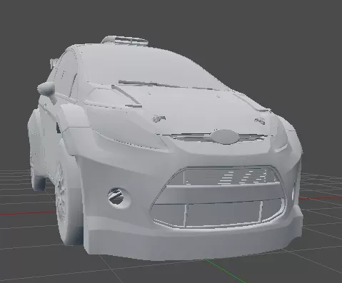 Ford Fiesta Lowpoly Car 3d model Ford Fiesta Lowpoly Car 3d model