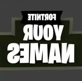 Fortnite Battle Logo 3d model