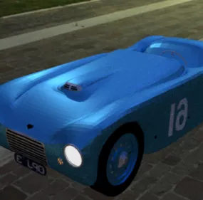 Miglia 1950 Car 3d model
