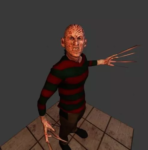Freddy Krueger Killer Character 3d model Freddy Krueger Killer Character 3d model