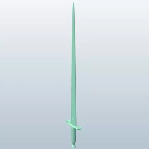 Ninja Sai Sword 3d model