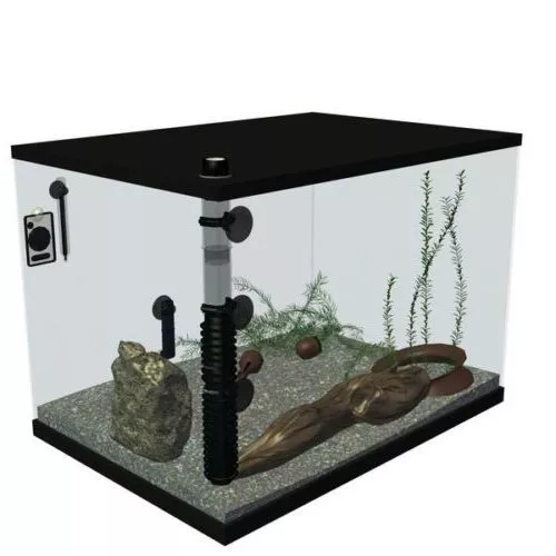 Glass Fish Aquarium 3d model