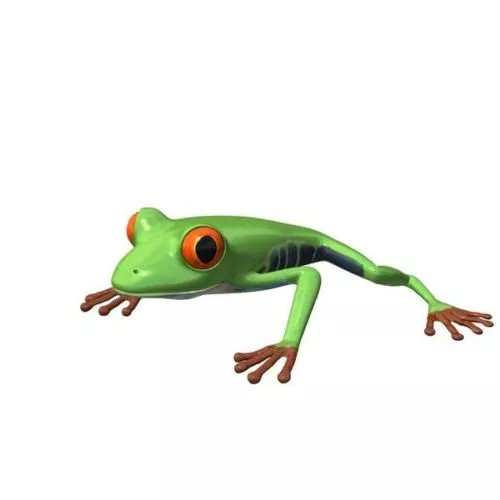 Cartoon Frog Lowpoly 3d model Cartoon Frog Lowpoly 3d model