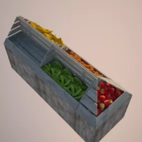 Fruit Stand Supermarket 3d model
