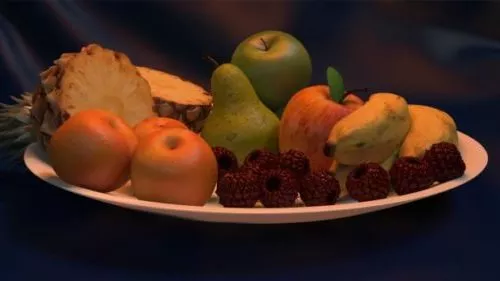 Fruits Collection 3d model Fruits Collection 3d model