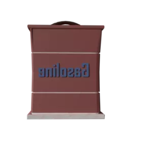 Rustic Fuel Can 3d model