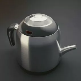 Steel Water Boiler 3d model