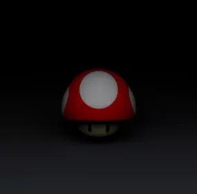 Fungus Mario Character 3d model