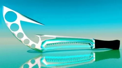 Futuristic Sable Sword 3d model Futuristic Sable Sword 3d model