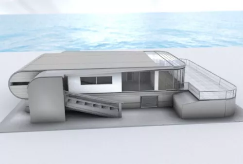 Futuristic Design Apartment Buildung 3d model Futuristic Design Apartment Buildung 3d model
