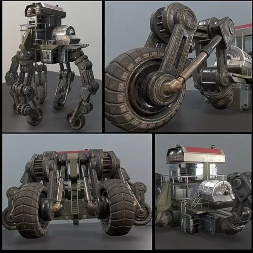 Futuristic Bike Robotman 3d model Futuristic Bike Robotman 3d model