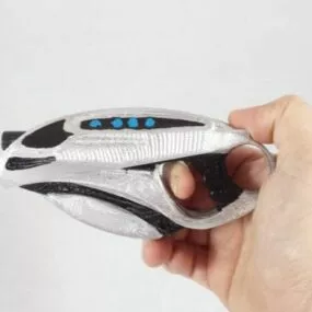 Futuristic Sci-fi Handgun 3d model