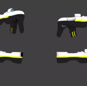 Futuristic Gun Weapon Concept 3d model