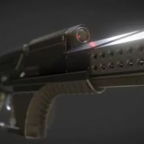 Futuristic Weapon Design 3d model