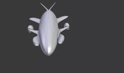 Hindenburg Zeppelin 3d model