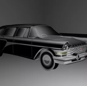 Gaz Chaika Car 3d model