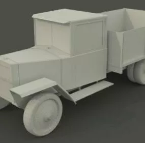 Gaz-mm Truck Vehicle 3d model