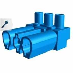 Electrical Gst Connectors 3d model