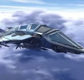 Spacehunter Aircraft 3d model