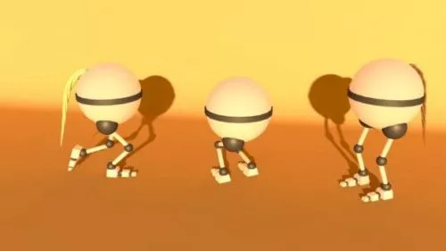 Gadget Ball Rigged 3d model Gadget Ball Rigged 3d model