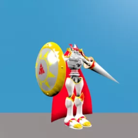Gallantmon Character Dukemon 3d model