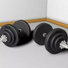 Gym Gantel 3d model